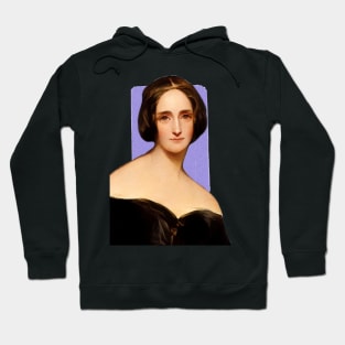 English Writer Mary Shelley illustration Hoodie